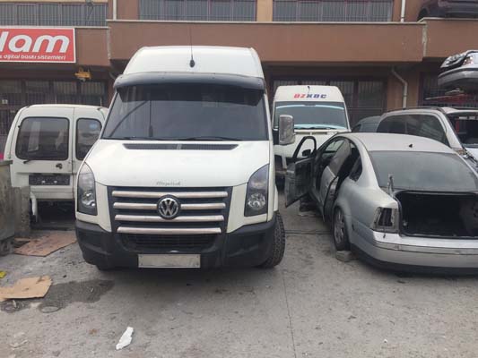 volkswagen grafter 2008-2013 çıkma yedek kaput